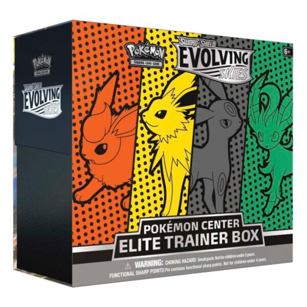 Pokemon TCG Evolving Skies Pokemon Center Elite Trainer Box Pair Set