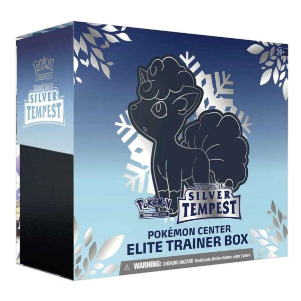 0acfa Pokemon TCG Sword & Shield Silver Tempest Pokemon Center Elite Trainer Box