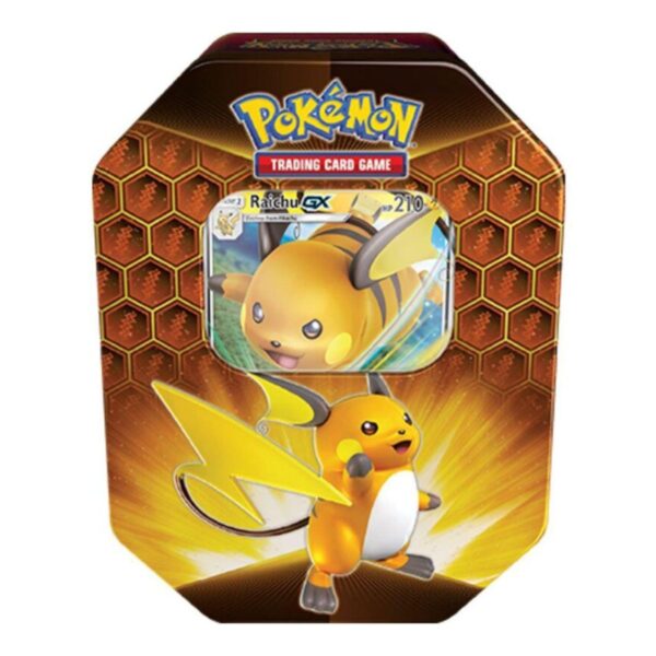 3_952f11af-2303-4d5f-bbe6-57780ce2da05 Pokemon TCG Hidden Fates Tin Charizard Gyrados Raichu Set of 3
