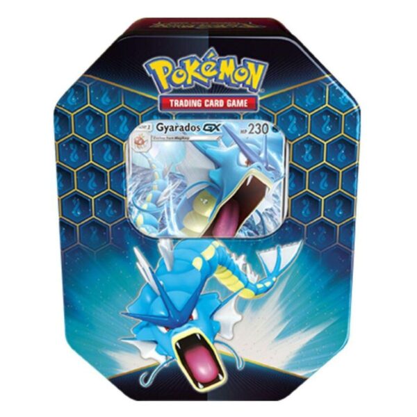 4_bd0d3f50-af94-4285-b8af-50c6d80cb764 Pokemon TCG Hidden Fates Tin Charizard Gyrados Raichu Set of 3