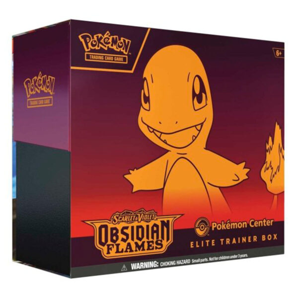66f47 Pokemon TCG Scarlet & Violet Obsidian Flames Pokemon Center Elite Trainer Box