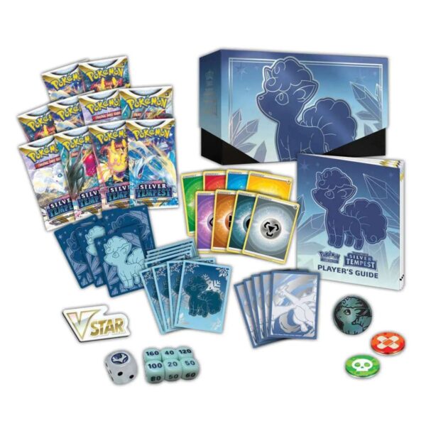 6a87d Pokemon TCG Sword & Shield Silver Tempest Pokemon Center Elite Trainer Box