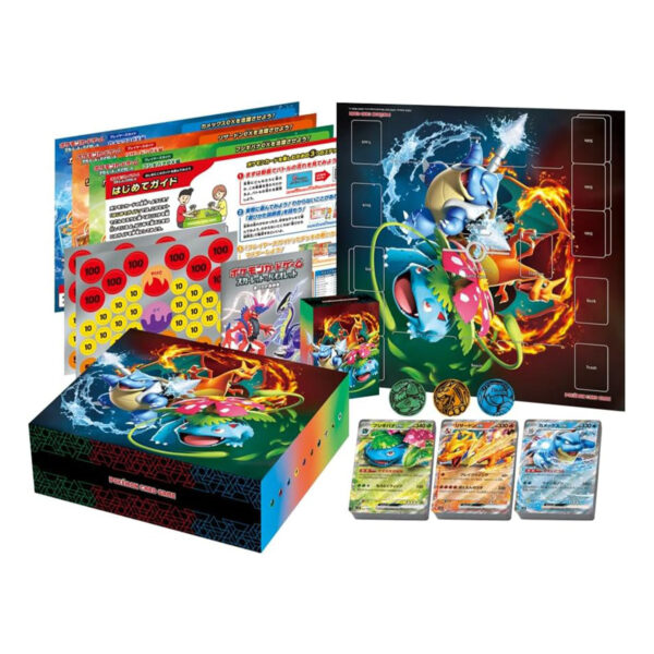 Pokemon Scarlet & Violet Special Deck Set EX Venusaur Charizard Blastoise