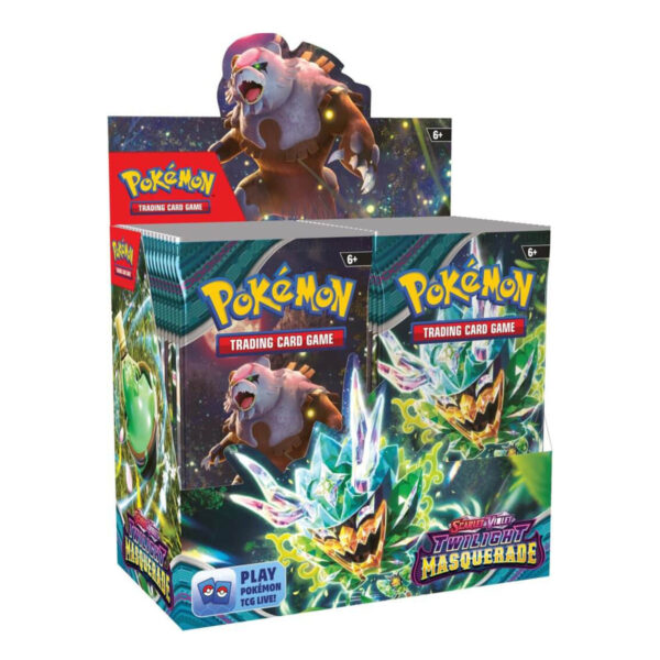 POKEMONTCGScarlet_Violet6TwilightMasqueradeBoosterBox_01 POKEMON TCG Scarlet & Violet Twilight Masquerade Booster Box