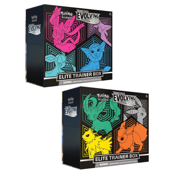 c9d14 POKEMON Evolving Skies Elite Trainer Boxes (Pair)