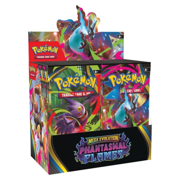 pokemon-tcg-mega-evolution-phantasmal-flames-booster-box-612-1 Pokemon TCG Mega Evolution Phantasmal Flames Booster Box