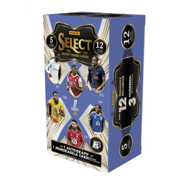 resizingforshopify-2026-06-04T114740.812 2025/26 Panini Select Ligue 1 Soccer H2 12 Box Case